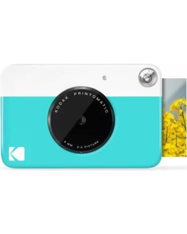 KODAK Camara Digital Instantanea Printomatic- 5MP- Tamano Foto 2x3- Azul