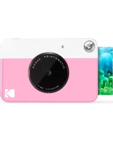 KODAK Camara Digital Instantanea Printomatic- 5MP- Tamano Foto 2x3- Rosa
