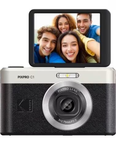 KODAK Camara Digital Pixpro C1- 13MP- Zoom Optico 4x- Negra