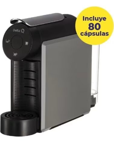 DAEWOO KAPSELKAFFEEMASCHINE MINI QOOL GRAU 80 KAPSELN QALIDUS