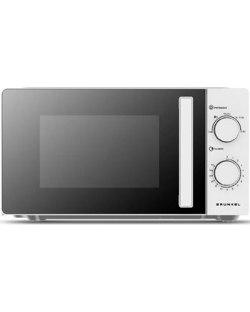 GRUNKEL Microondas MW-20EASY- 700W- Capacidad 20L- Blanco