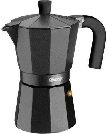 MONIX Cafetera Italiana Noir M640009- 9 Tazas- Negra