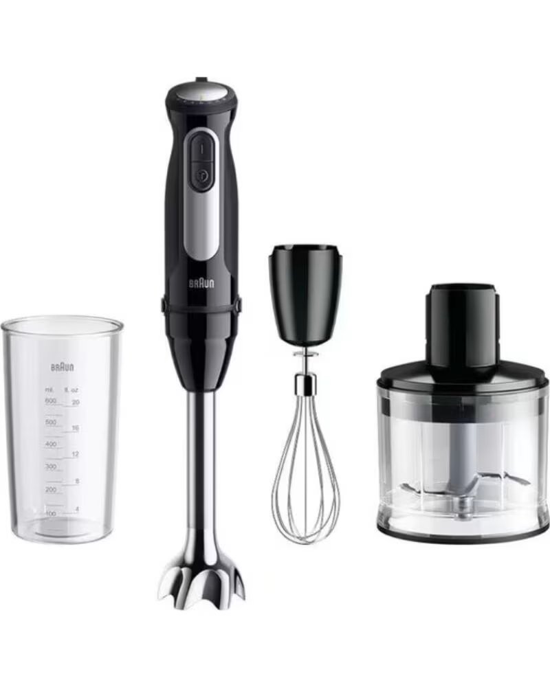 BRAUN Batidora de mano MultiQuick 5 Pro Hand Blender MQ 55236 M- 1000W- 26 Velocidades