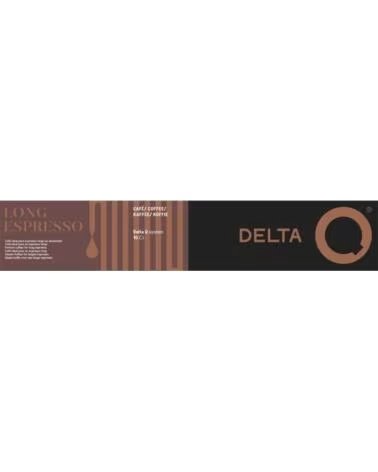DELTA Capsula Q-Long Espresso para cafeteras - Caja de 10