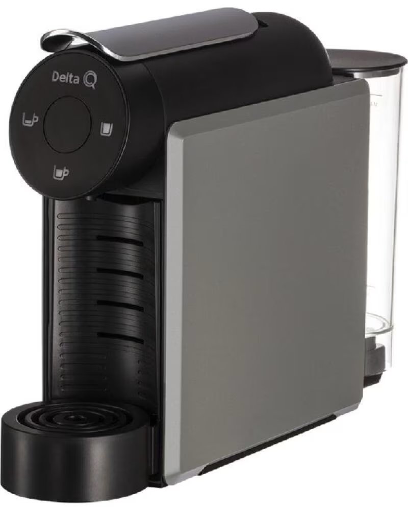 DELTA Cafetera de Capsulas Mini Qool- Gris