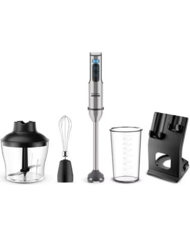 GRUNKEL Batidora de mano BM-2000SET- 2000W- Capacidad 0 8L- Incluye Vaso Picadora Varilla y Soporte