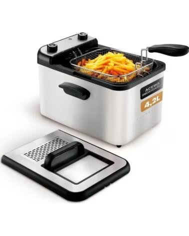 GRUNKEL Freidora Maxi Fry Pro- 3000W- Capacidad 4 2L