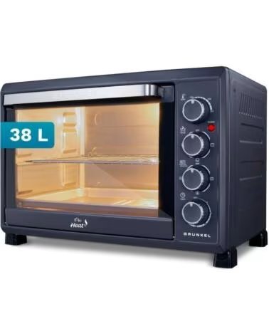 GRUNKEL Horno de Sobremesa HR-38PRO- 2000W- Capacidad 38L- Negro
