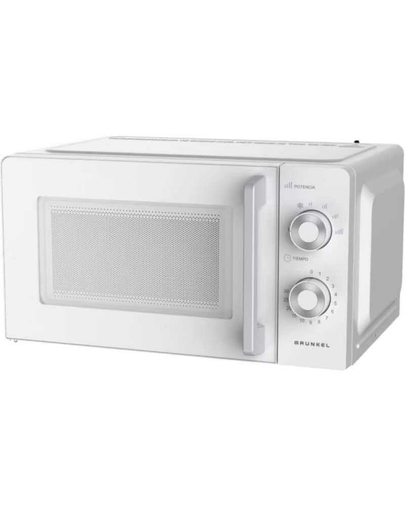 GRUNKEL Microondas MW-20MG- 700W- Capacidad 20L- Blanco