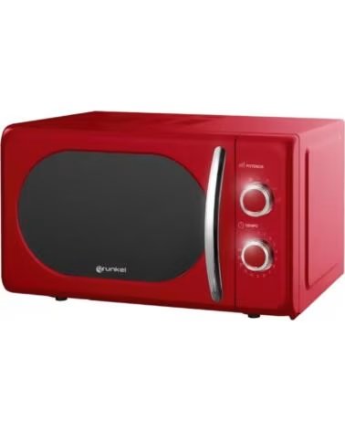 GRUNKEL Microondas Vintage MW-20ROJO- 700W- Capacidad 20L- Rojo