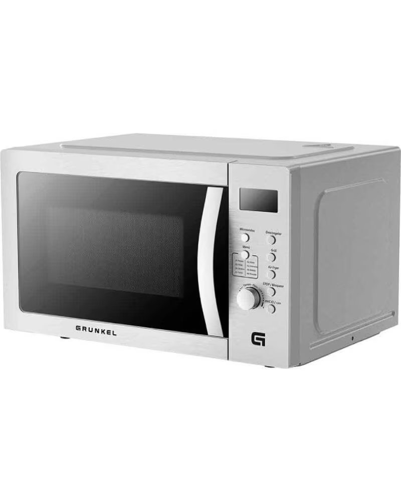 GRUNKEL Microondas MW-28AIRFRYER- 900W- Capacidad 28L- Funcion Grill- Funcion Airfryer- Plateado