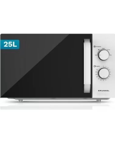 GRUNKEL Microondas MW-25EASY- 850W- Capacidad 25L- Blanco