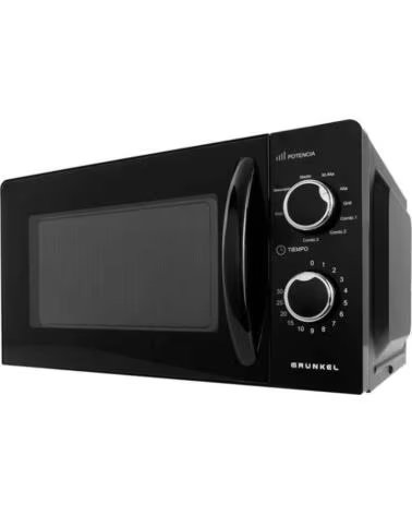 GRUNKEL Microondas MWG-20NG- 700W- Capacidad 20L- Funcion Grill- Negro
