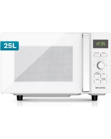 GRUNKEL Microondas MWD-25FLAT- 800W- Capacidad 25L- Blanco