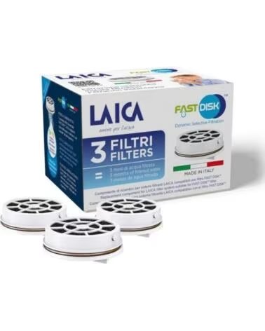 LAICA FILTRO DE CARBONO FAST DISK FD03A PACK DE 3 UNIDADES COMPATIBILIDAD FLOWN GO