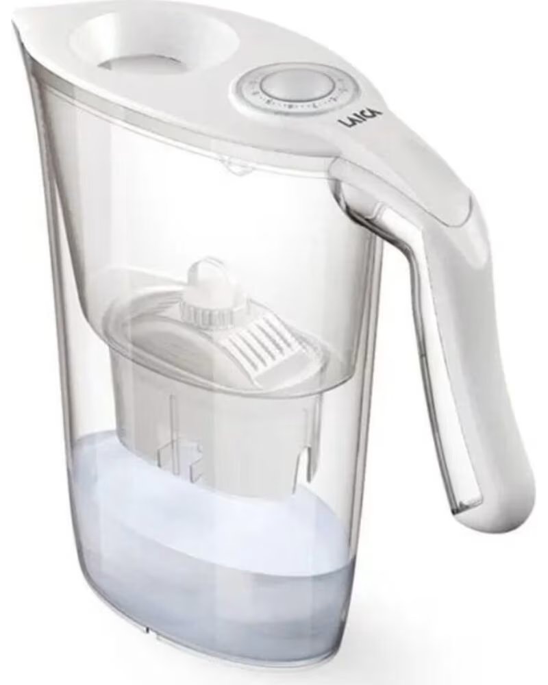 LAICA JARRA FILTRANTE CARMEN TOSCA 2,3L BLANCA CON 1 FILTRO BI-FLUX