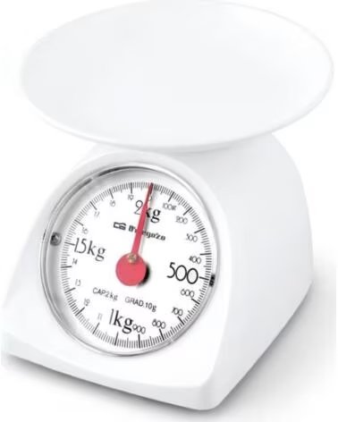 ORBEGOZO Bascula de Cocina PC 1015- hasta 2kg- Blanca