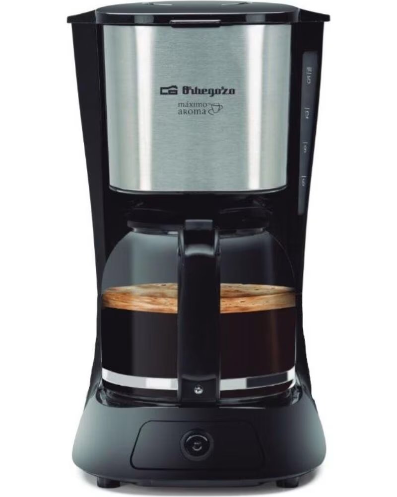 ORBEGOZO Cafetera de Goteo CG 4515- 15 Tazas- Negra