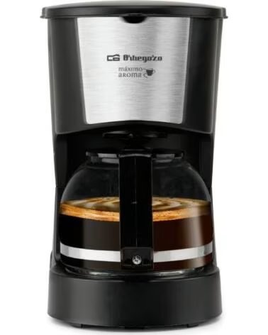 ORBEGOZO Cafetera de Goteo CG 4206- 6 Tazas- Negra