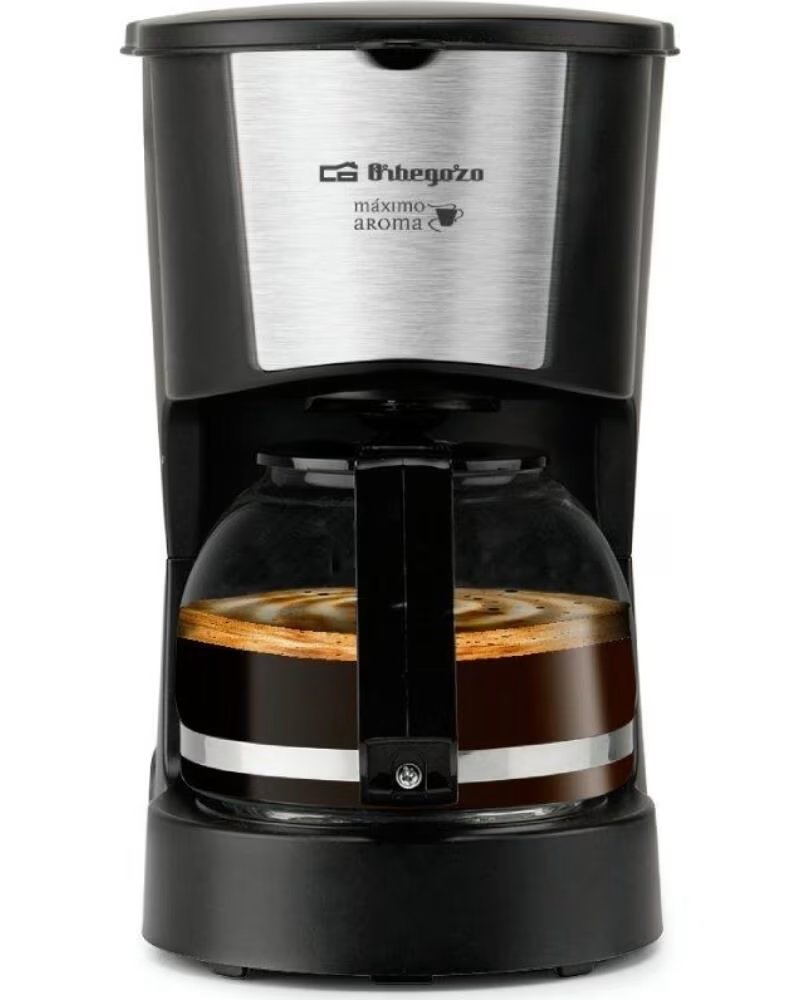 ORBEGOZO Cafetera de Goteo CG 4206- 6 Tazas- Negra