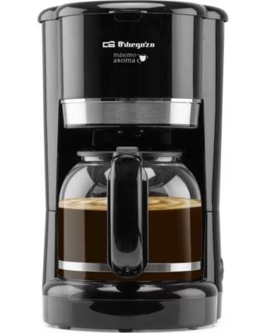 ORBEGOZO Cafetera de Goteo CG 4027 N- 15 Tazas- Negra