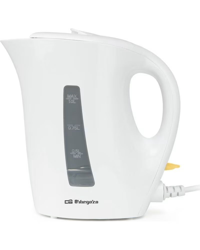 ORBEGOZO Hervidor de Agua KT 4150- 1200W- Capacidad 1L