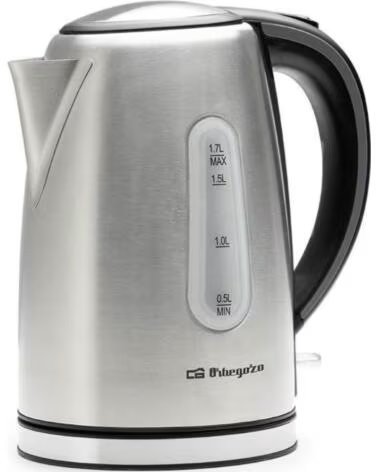 ORBEGOZO Hervidor de Agua KT 6024- 2200W- Capacidad 1 7L