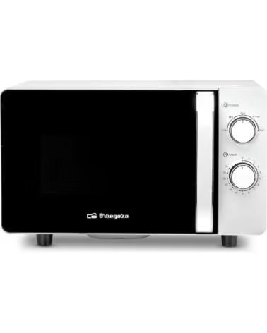 ORBEGOZO Microondas MI 2060 CE- 700W- Capacidad 20L- Blanco