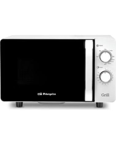 ORBEGOZO Microondas MIG 2070 CE- 700W- Capacidad 20L- Funcion Grill- Blanco
