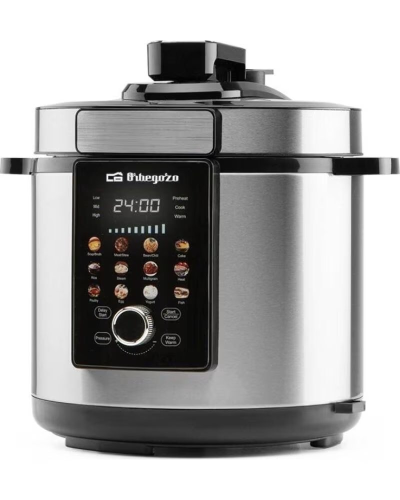 ORBEGOZO Olla Electrica Programable HPE 6500- 1000W- Capacidad 6L