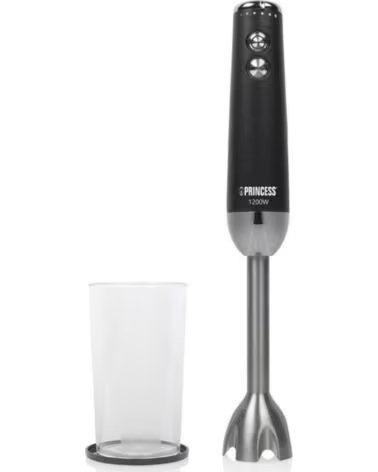 PRINCESS Batidora de mano 221229- 1200W- 1 Velocidad- Capacidad 0 7L