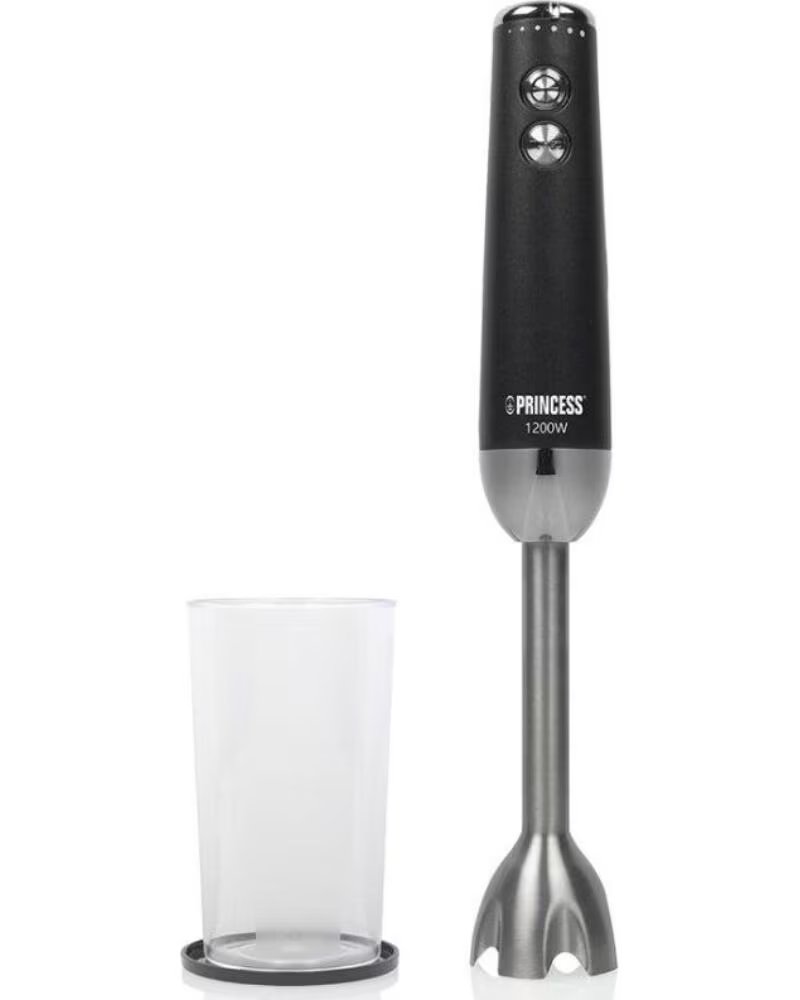 PRINCESS Batidora de mano 221229- 1200W- 1 Velocidad- Capacidad 0 7L