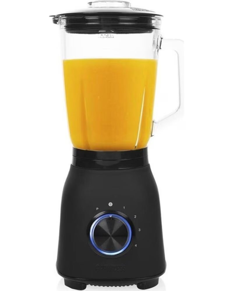 PRINCESS Batidora de vaso Black Steel 212092- 1000W- 4 Velocidades- Capacidad 1 5L