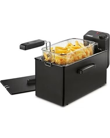PRINCESS Freidora Black Flyer 182727- 2000W- Capacidad 3L