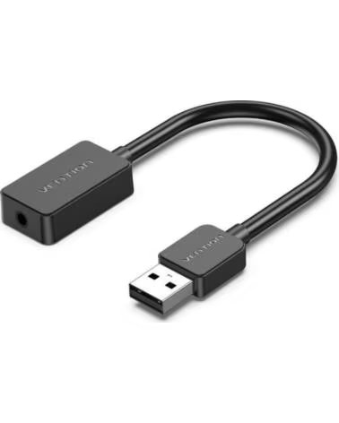 VENTION Tarjeta de Sonido CDZB0- USB Macho - 1x Jack 3 5 Hembra