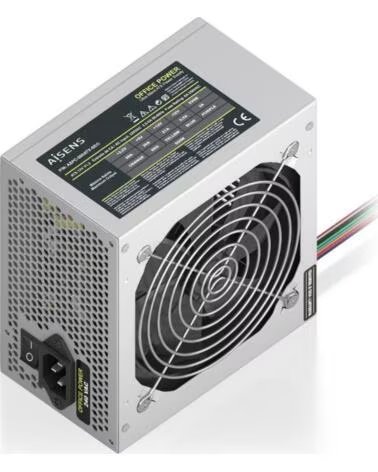 AISENS Fuente de Alimentacion ASPC-500ATX-SEO- 500W- Ventilador 12cm