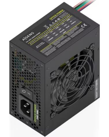 AISENS Fuente de Alimentacion SFX ASPC-500SFX-SEOBK- 500W- Ventilador 8cm