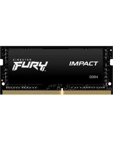 KINGSTON Memoria RAM FURY Impact 8GB- DDR4- 3200MHz- 1 2V- CL20- SODIMM