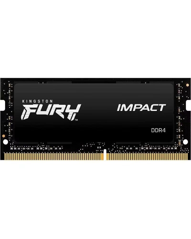 KINGSTON Memoria RAM FURY Impact 8GB- DDR4- 3200MHz- 1 2V- CL20- SODIMM