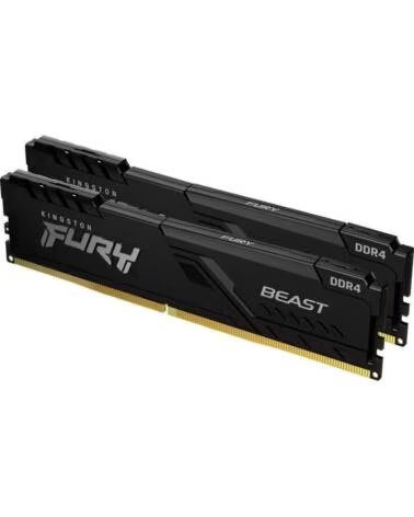 KINGSTON Memoria RAM FURY Beast 2 x 8GB- DDR4- 3200MHz- 1 35V- CL16- DIMM