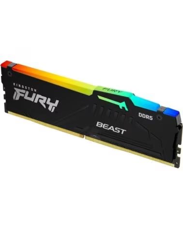 KINGSTON Memoria RAM FURY Beast RGB 16GB- DDR5- 6000MHz- 1 4V- CL30- DIMM