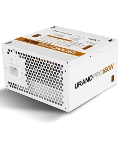 NOX Fuente de Alimentacion Hummer Urano Pro White- 650W- Ventilador 12cm- 80 Plus Bronze