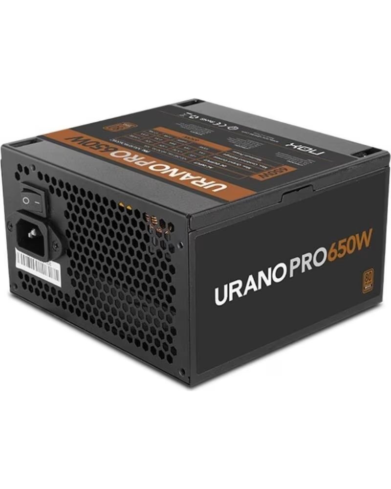NOX Fuente de Alimentacion Hummer Urano Pro- 650W- Ventilador 12cm- 80 Plus Bronze