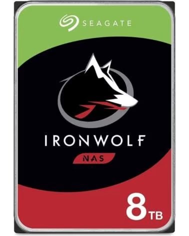 SEAGATE Disco Duro IronWolf NAS ST8000VN004 8TB- 3 5- SATA III- 256MB