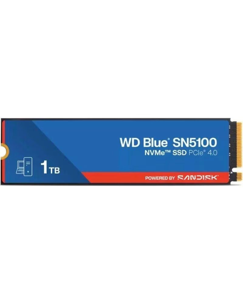 SANDISK Disco SSD WD Blue SN5100 1TB- M 2 2280 PCIe Gen4- Full Capacity