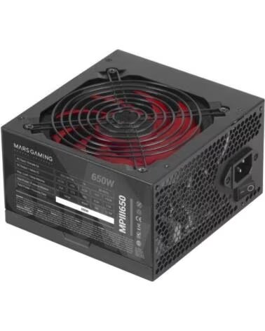MARS GAMING Fuente de Alimentacion MPIII650- 650W- Ventilador 12cm