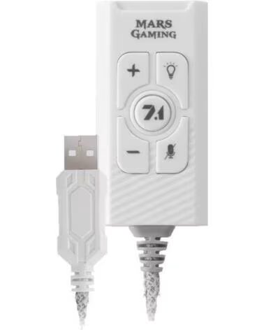 MARS GAMING Tarjeta de Sonido MSC2- 7 1- Blanca