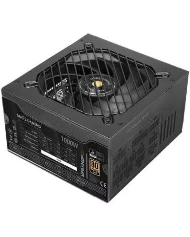MARS GAMING Fuente de Alimentacion MPB1000PSI- 1000W- Ventilador 14cm- ATX 3 1- PCIe 5 1- 80 Plus Gold