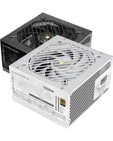 MARS GAMING Fuente de Alimentacion MPB1000SI- 1000W- Ventilador 12cm- 80 Plus Gold