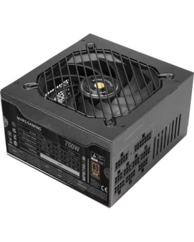 MARS GAMING Fuente de Alimentacion MPB750SIM- 750W- Ventilador 14cm- 80 Plus Bronze